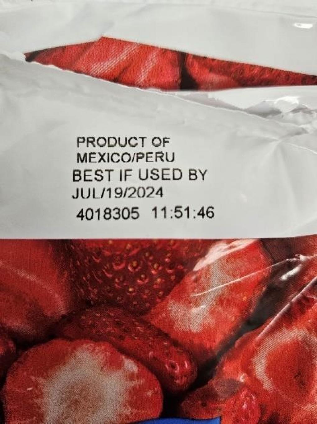 Potential Health Risk: Recall For Sliced Strawberries, Mixed Fruit ...